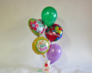 Get Well Balloon Bouquet Upper Darby Polites Florist, Springfield Polites Florist