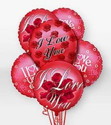 I Love You Balloon Bouquet Upper Darby Polites Florist, Springfield Polites Florist