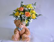 The Beary Thought of You Upper Darby Polites Florist, Springfield Polites Florist