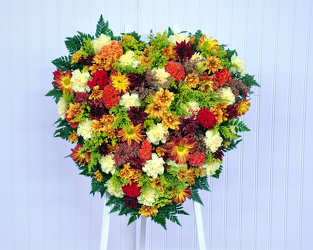 Autumn Harvest Heart Upper Darby Polites Florist, Springfield Polites Florist