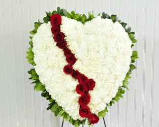 Broken Heart  Upper Darby Polites Florist, Springfield Polites Florist