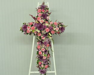 Deepest Faith Standing Cross Upper Darby Polites Florist, Springfield Polites Florist