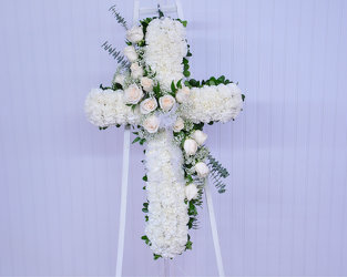 Divine Light Standing Cross Upper Darby Polites Florist, Springfield Polites Florist