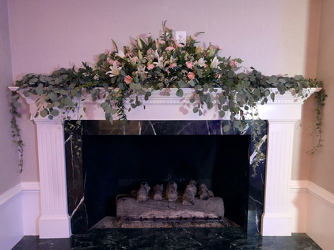Fireplace Mantel Piece Upper Darby Polites Florist, Springfield Polites Florist