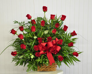 Fireside Basket Upper Darby Polites Florist, Springfield Polites Florist