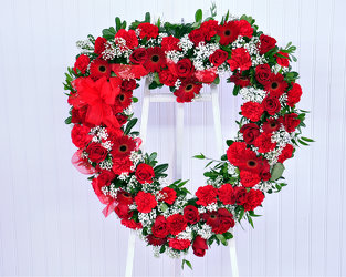 Forever Open Heart Upper Darby Polites Florist, Springfield Polites Florist