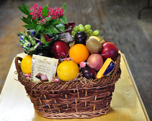 Fruit-Gourmet and Blooming Plant Upper Darby Polites Florist, Springfield Polites Florist