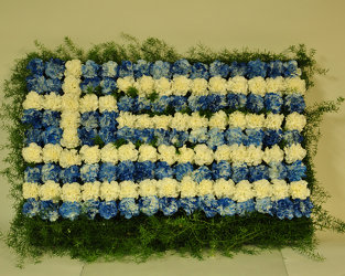 Greek Flag Upper Darby Polites Florist, Springfield Polites Florist