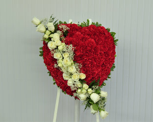 Heartfelt Tribute Heart Upper Darby Polites Florist, Springfield Polites Florist
