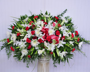 Hope and Honor Casket Spray Upper Darby Polites Florist, Springfield Polites Florist