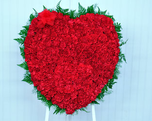 Loving Heart - Standing Heart Upper Darby Polites Florist, Springfield Polites Florist