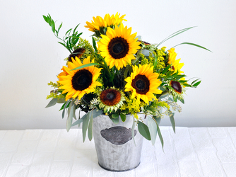 Majestic Sunflower Bouquet Upper Darby Polites Florist, Springfield Polites Florist