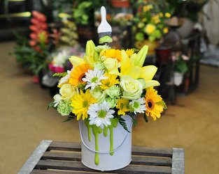 Paint the Town-Green Upper Darby Polites Florist, Springfield Polites Florist