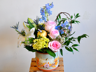 Pastel Harvest Blooms Upper Darby Polites Florist, Springfield Polites Florist