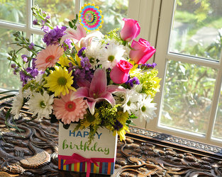 Say it's Your Birthday Upper Darby Polites Florist, Springfield Polites Florist