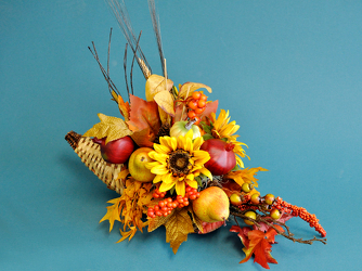 Silk Cornucopia Upper Darby Polites Florist, Springfield Polites Florist