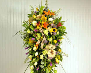 The Woodland Standing Spray Upper Darby Polites Florist, Springfield Polites Florist