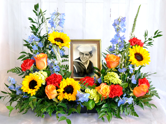 Stunning Tribute Flower Frame Upper Darby Polites Florist, Springfield Polites Florist
