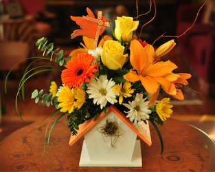Victorian Birdhouse Upper Darby Polites Florist, Springfield Polites Florist