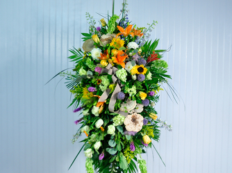 The Woodland Standing Spray Upper Darby Polites Florist, Springfield Polites Florist