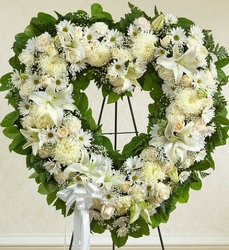 Elegant Open Heart   Upper Darby Polites Florist, Springfield Polites Florist